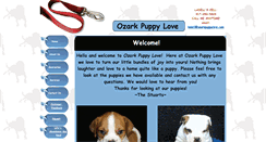 Desktop Screenshot of ozarkpuppylove.com